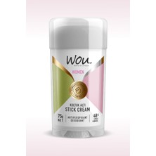 Wou World of Unique Stick Krem Koltuk Altı Terleme Önleyici 48 Saat Etkin Koruma Vegan Kadın Koltuk Altı Stick 75 ml