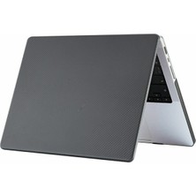 Hk Teknoloji Macbook Pro 14 A2918 A2992 M3 Pro Max Işlemcili Koruma Kılıfı Karbon Hardcase Kapak