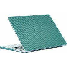 Hk Teknoloji Macbook Pro 14 A2918 A2992 M3 Pro Max Işlemcili Koruma Kılıfı Karbon Hardcase Kapak