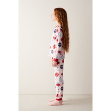 Kız Çocuk Ornament Pembe Pijama Takımı