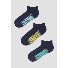 Penti Erkek Çocuk Skate 3lü Patik Çorap