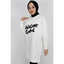 Puane 10335 Ip Kumaş Yün Bakılı Sweatshirt