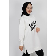 Puane 10335 Ip Kumaş Yün Bakılı Sweatshirt
