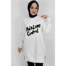Puane 10335 Ip Kumaş Yün Bakılı Sweatshirt