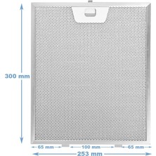 Populer Grundig GDI5472X, GDV6510Z Uyumlu Davlumbaz Yağ Filtresi