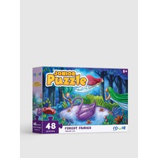 Eğitici Çocuk Kutu Oyunu Junıor Puzzle Orman Perisi 48 Parça 5 Yaş