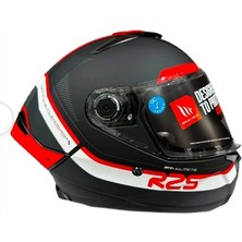 mt Thunder 4 Sv R25 B5 Şeffaf Vizör Kask Kırmızı Mat Siyah