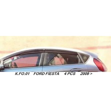 Kuzgun Ford  Fiesta 2008-2017 Cam Rüzgarlığı Dörlü Set Kuzgun