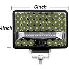 Gorgeous Inç 48 LED Bar Işık 144W Kare LED Çalışma Işığı Reflektör Işığı (Yurt Dışından)