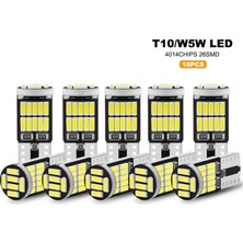 Gorgeous 10 Adet W5W T10 LED Ampuller 4014 26SMD Araba Iç Kubbe Tavan Lambası (Yurt Dışından)