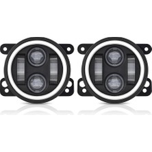 Gorgeous Inç Angel Eyes LED Sis Farı Araba Ön Sis Farı (Yurt Dışından)