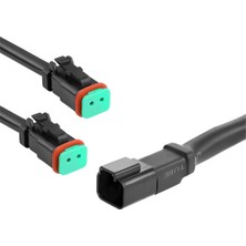 Gorgeous 2 Lead 3 In1 Deutsch Çift Çıkışlı Dt Dtm Dişi Konnektör Adaptörleri (Yurt Dışından)