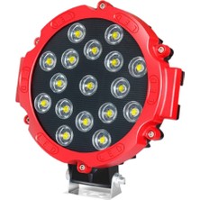 Gorgeous Otomatik Çalışma Lambaları Off Road Lambaları Servis Lambaları LED Işıklar, Kırmızı (Yurt Dışından)