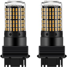 Gorgeous Adet LED Ampuller 3156 P27W T25 3014 144SMD Canbus Lamba Sarı (Yurt Dışından)