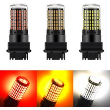 Gorgeous Adet LED Ampuller 3156 P27W T25 3014 144SMD Canbus Lamba Sarı (Yurt Dışından)