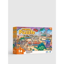 Eğitici Çocuk Kutu Oyunu Junıor Puzzle Museum 24 Parça Puzzle 4+ Yaş