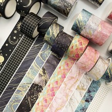 Bifeng Shop No.8 Stili Et Çeşitli Desen Yaldız Washi Bant Seti Scrapbooking Diy Maskeleme Bantları Kırtasiye Dekorasyon Okul (Yurt Dışından)