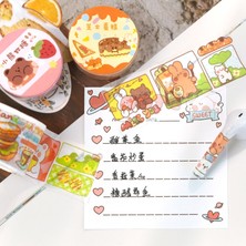 Bifeng Shop No.15 Tarzı Renkli Peri Masalı Kasaba Kawaii Planlayıcısı El Kitabı Dekoratif Washi Maskeleme Bandı Okul Malzemeleri Kore Kırtasiye Albümü Çıkartmalar (Yurt Dışından)