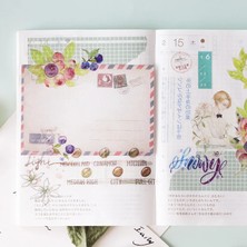Bifeng Shop D Stili Renkli Izgara Serisi Washi Bant Yapışkan Bant Dıy Scrapbooking Sticker Etiket Maskeleme Bandı Öğrenci Kırtasiye Hediye (Yurt Dışından)