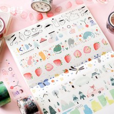 Bifeng Shop No.8 Stili Harika Dünya Serisi Dekoratif Yapışkan Bant Pet Maskeleme Washi Bant Dıy Scrapbooking Etiket Etiket Japon Kırtasiye (Yurt Dışından)