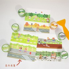 Bifeng Shop No.7 Tarzı Orman Sokak Washi Maskeleme Bandı Scrapbooking Dergisi Dekoratif Yapışkan Bant Dıy El Kitabı Malzeme Kırtasiye Okul Malzemeleri (Yurt Dışından)