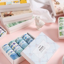 Bifeng Shop W Stili S Beden Washi Bant Seti Okyanus Çıkartmaları Scrapbooking Retro Maskeleme Yıkama Bantları Çiçek Washitape Fita Adesiva Adhesiva Decorativa (Yurt Dışından)