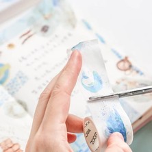 Bifeng Shop W Stili S Beden Washi Bant Seti Okyanus Çıkartmaları Scrapbooking Retro Maskeleme Yıkama Bantları Çiçek Washitape Fita Adesiva Adhesiva Decorativa (Yurt Dışından)