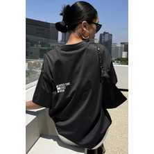 Only Trendwear Unisex Cherish Time Effect Dream Baskılı Tasarım Tshirt