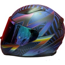 Rapıd 2 Race Optık Mat Mavi-Mor Kask