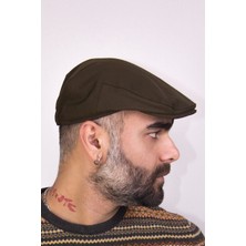 Bay Şapkacı Erkek Kasket ŞAPKASI-7813-HAKI