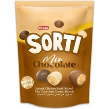 Sorti Mix Çikolata Kaplamalı Bisküvi Draje 150 gr