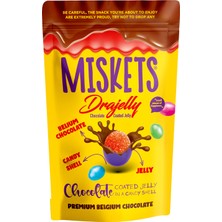 Miskets Renkli Şeker ve Sütlü Çikolata Kaplı Jelly