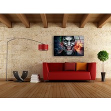 Myphotostation Joker Temperli Cam Duvar Tablosu