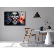 Myphotostation Joker Temperli Cam Duvar Tablosu