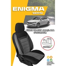 Nice Shop Enigma Serisi Taytüyü Kumaş Universal Oto Koltuk Kılıfı Tam Set