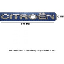 Replax Citroen Arma Bagaj Yazısı Yapıştırma 22.5CMX3CM 9014