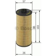 Bosch 09864B7009 F026407006 Yağ Filtresi Astra G H J 1.2 1.4 16V 1.8 Corsa C D Za