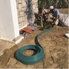 Dekorafence Çim Ayırıcı Esnek Plastik Çim Sınırlayıcı Bordür Taş Toprak Ayıracı ÇMYŞ1