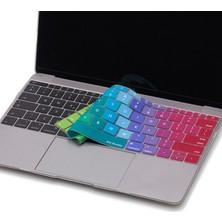 McStorey Laptop Macbook Pro Klavye Kılıf US(ABD) İngilizce Baskılı A1534 A1708 ile Uyumlu Dazzle