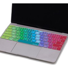 McStorey Laptop Macbook Pro Klavye Kılıf US(ABD) İngilizce Baskılı A1534 A1708 ile Uyumlu Dazzle