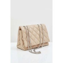 Alpha Club BAG Zincir Askılı Kapitoneli Günlük Omuz ve El Çantası
