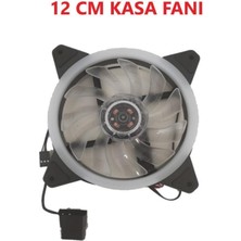 Ecoyom 12 cm Rgb LED Fan Işıklı Kasa Fanı Rainbow Kasa Soğutucu Fan