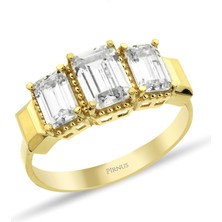 Pirnus Diamond - Yüzük - 14 Ayar Altın - Gramı : 2.83