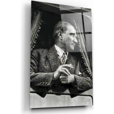 Pi Dekorasyon Atatürk Cam Tablo