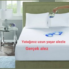 Madam Karya Çift Kişilik 150X200+30 cm Sıvı Geçirmez Yatak Alezi Yatak Koruyucu