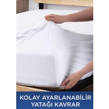 Madam Karya Çift Kişilik 150X200+30 cm Sıvı Geçirmez Yatak Alezi Yatak Koruyucu