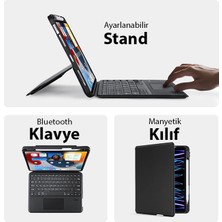 Ason Plus Dux Ducis iPad Pro 12.9 Dk Series Kablosuz Bluetooth Klavye Touchpad Kılıf