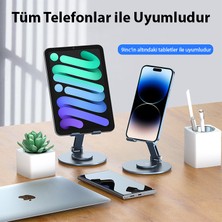 Ason Plus Dux Ducis Es Series Alüminyum Alaşımlı 360° Dönebilen Katlanır Telefon Standı