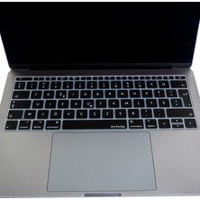 McStorey Laptop Macbook Pro Klavye Kılıf F-Türkçe DaktiloTip Baskı A1534 A1708 ile Uyumlu