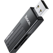 Hoco HB20 2in1 Hafıza Kart Okuyucu USB 2.0 Çevirici Adaptör